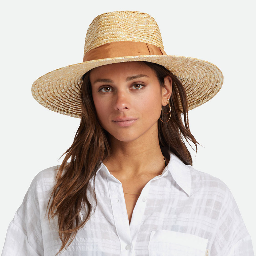 Chapeau Été en Paille Joanna naturel-beige sable BRIXTON