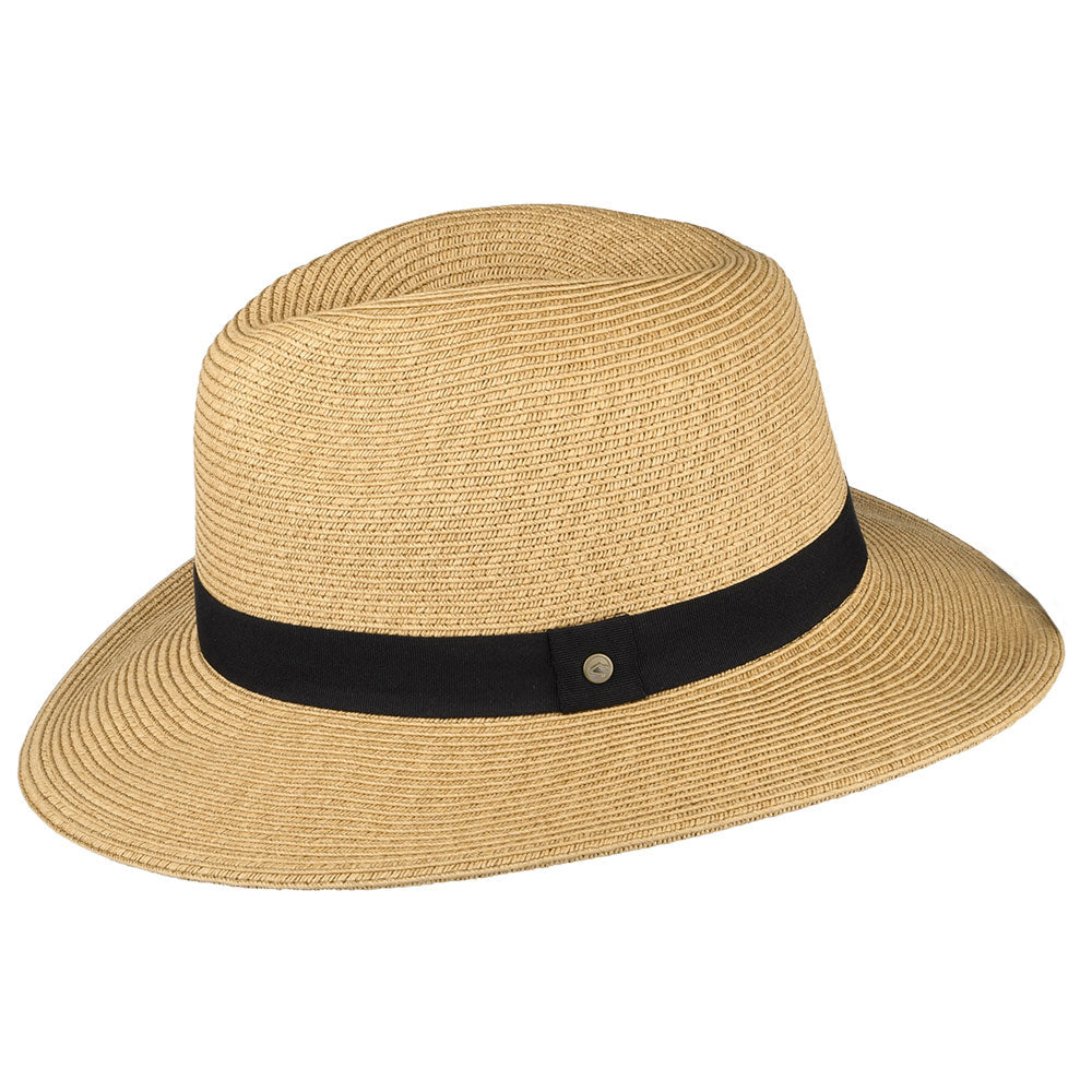 Chapeau Fedora en Paille Toyo Havana beige sable SUNDAY AFTERNOONS