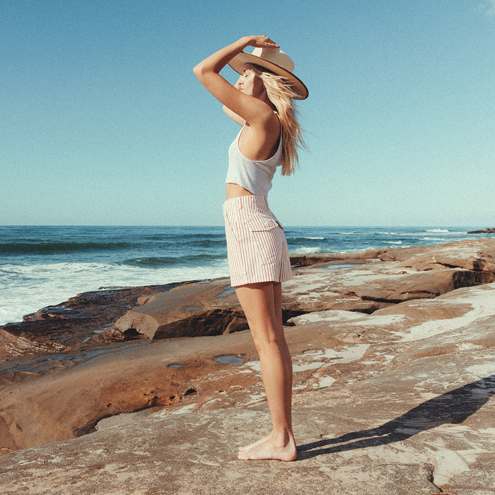 Chapeau de Cowboy en Paille Jo Rancher naturel-beige sable BRIXTON