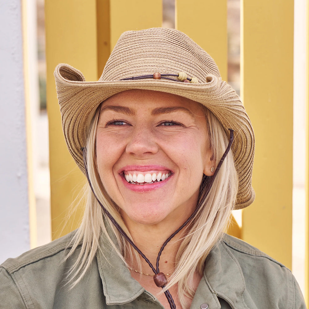 Chapeau de Cowboy Sunset groseille SUNDAY AFTERNOONS