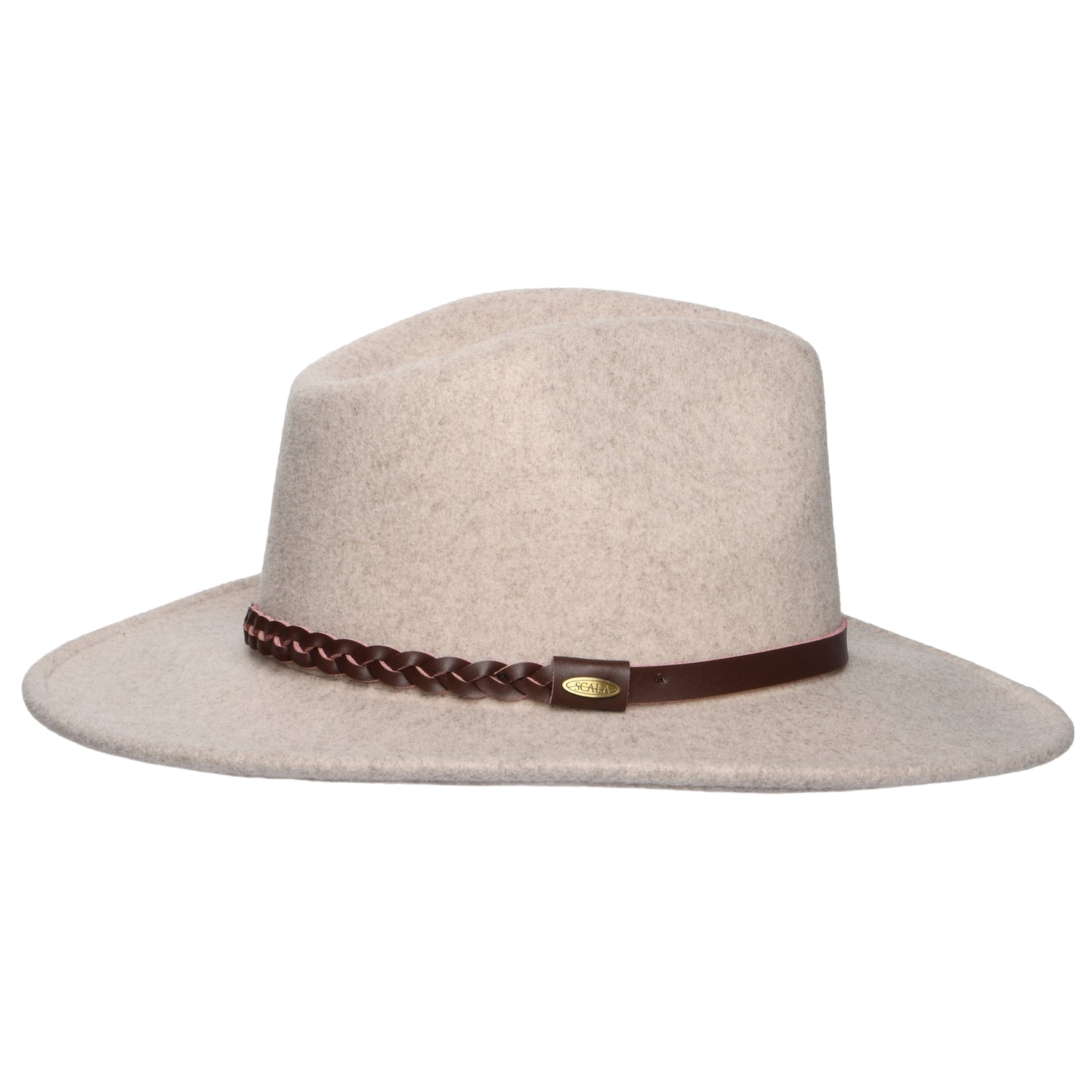 Chapeau Fedora Safari Provato Knit Jolene taupe SCALA