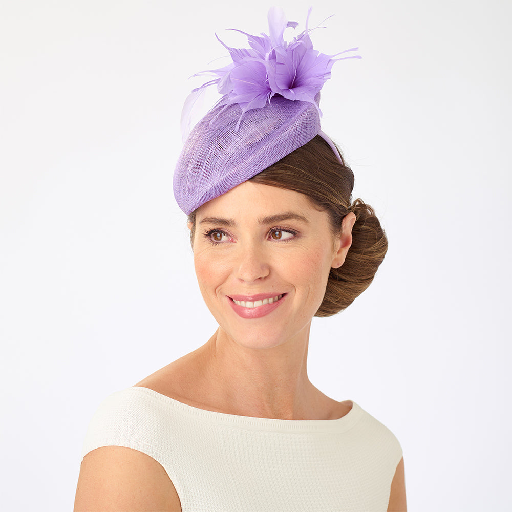 Chapeau Calot Elena violette FAILSWORTH