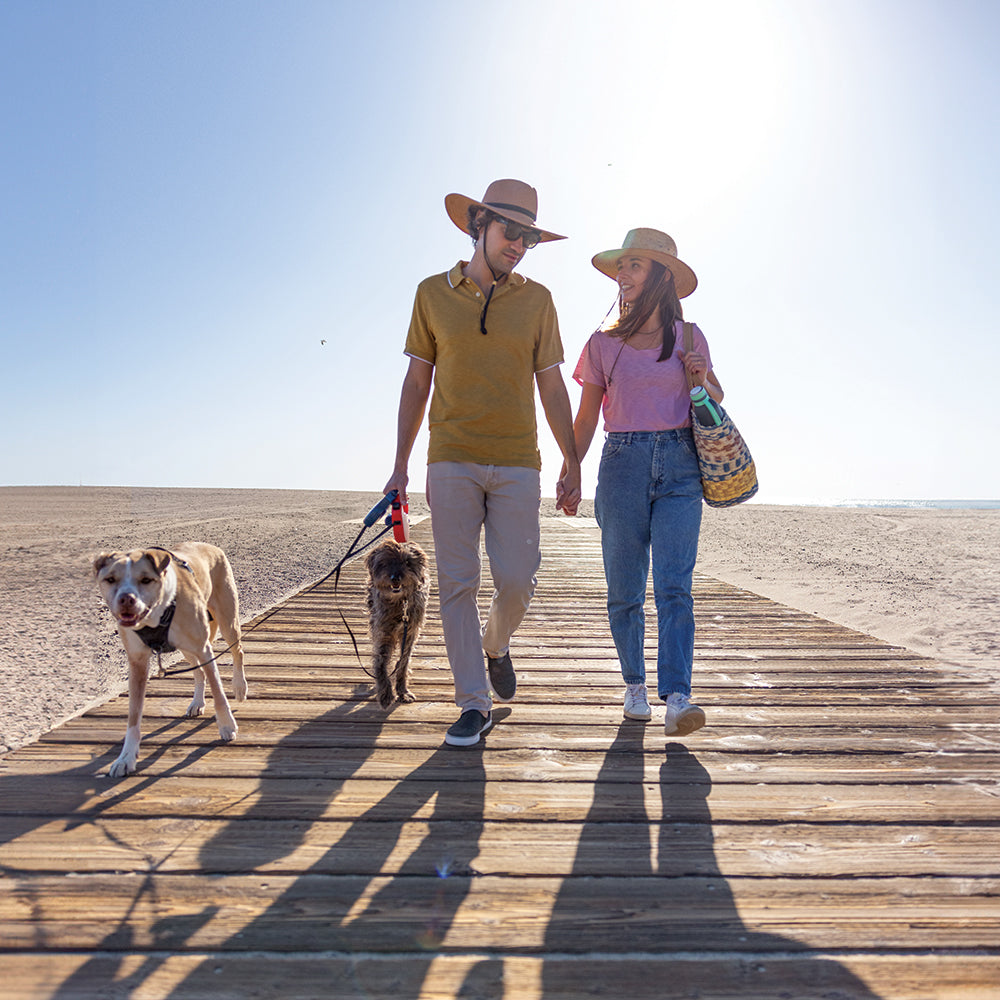 Chapeau Fedora en Paille Islander caramel SUNDAY AFTERNOONS