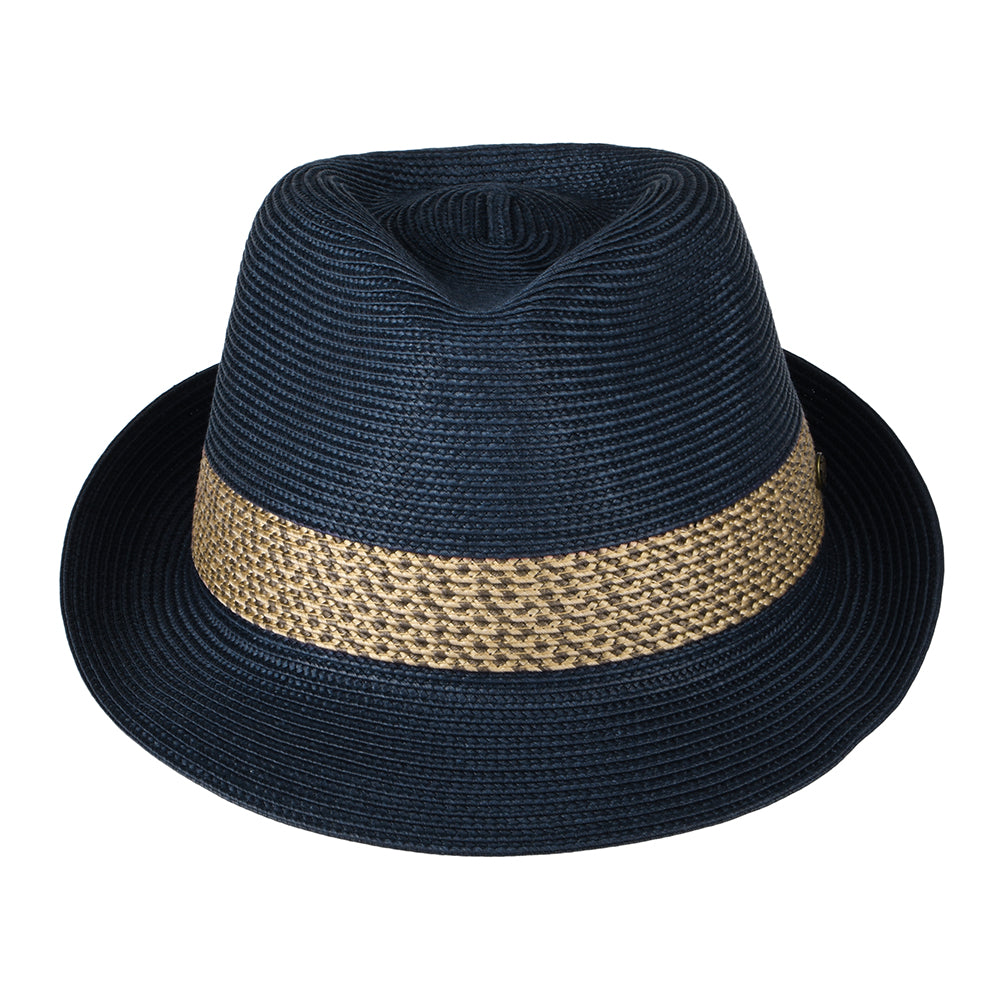 Chapeau Trilby Milan bleu marine FAILSWORTH