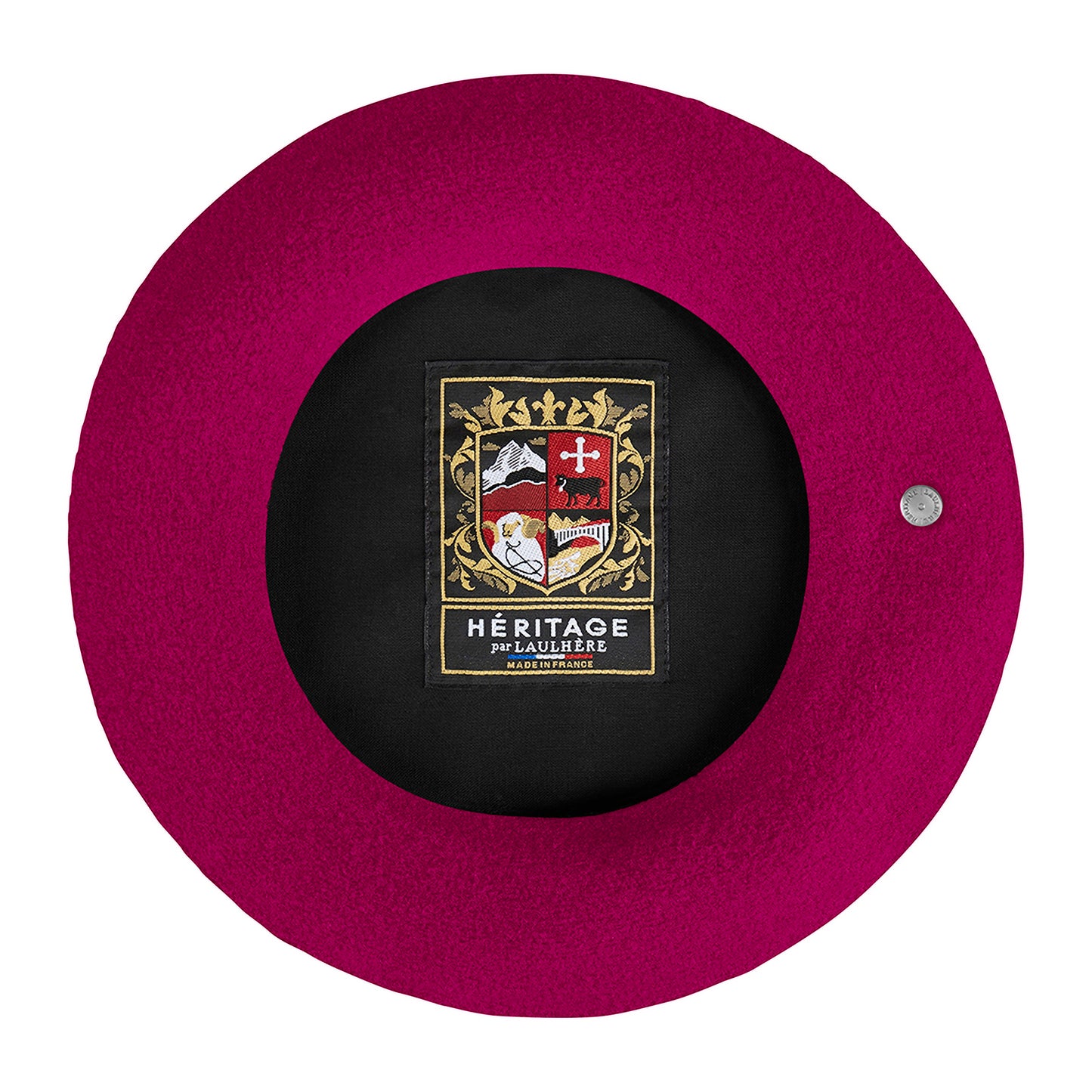 Béret Authentique en Laine Mérinos sangria LAULHÈRE