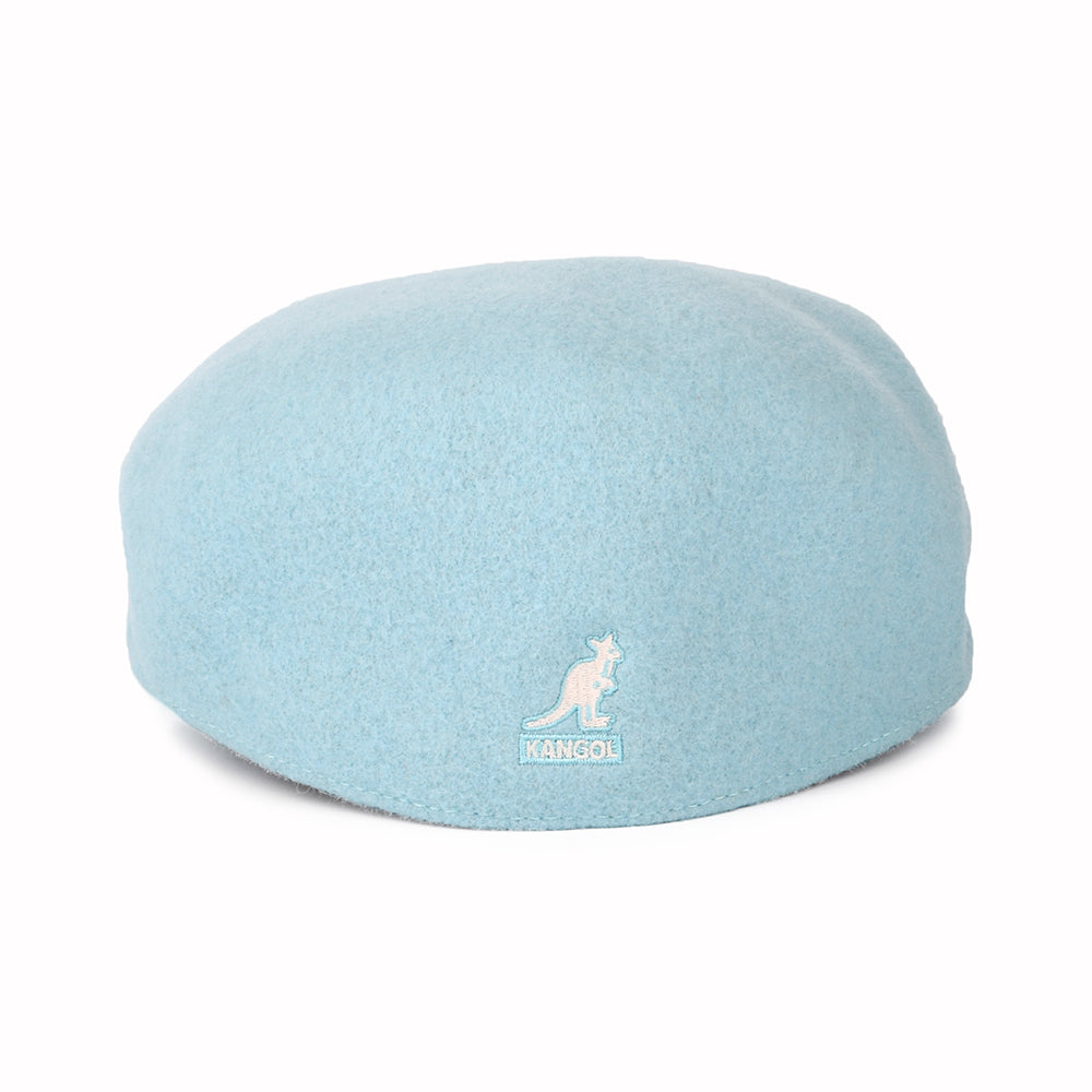 Casquette Plate en Laine 504 bleu glacé KANGOL