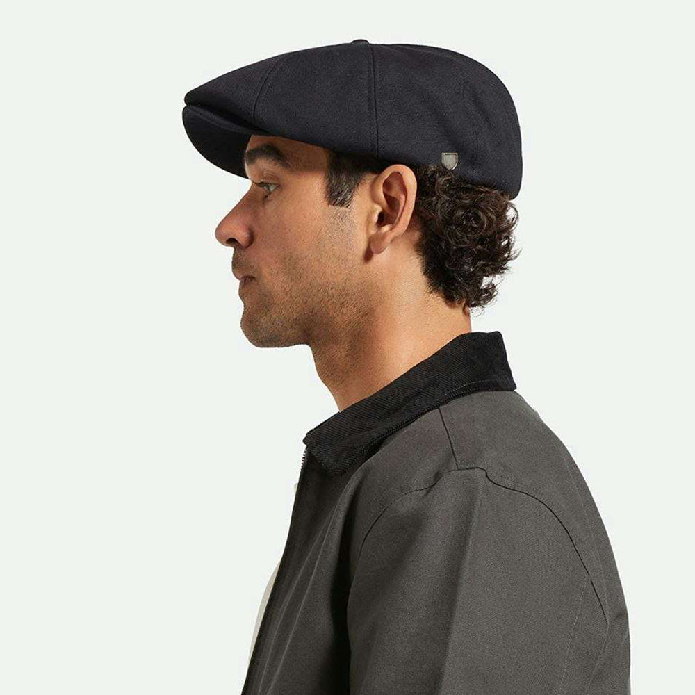 Casquette Gavroche Brood Sherpa noir BRIXTON