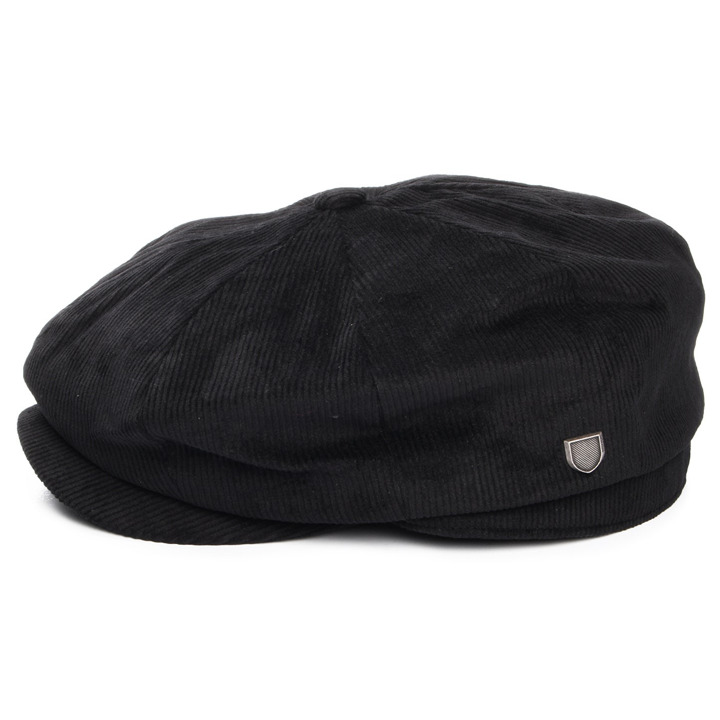 Casquette Gavroche Ample en Velours Côtelé Brood noir BRIXTON
