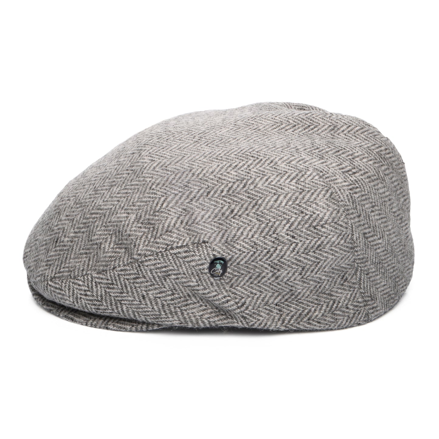 Casquette Plate en Laine Mérinos Bio Hydrofuge gris clair CITY SPORT