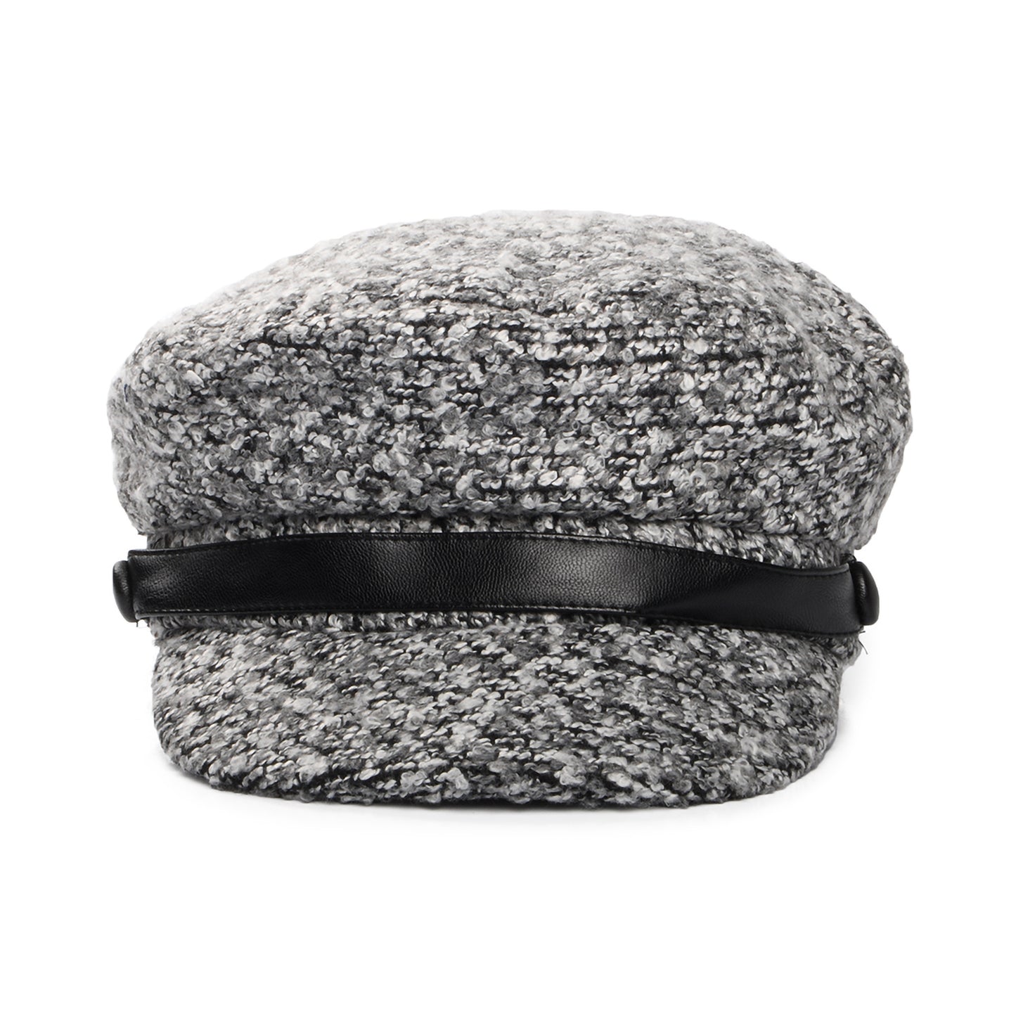 Casquette Gavroche en Bouclette Donna gris SCALA