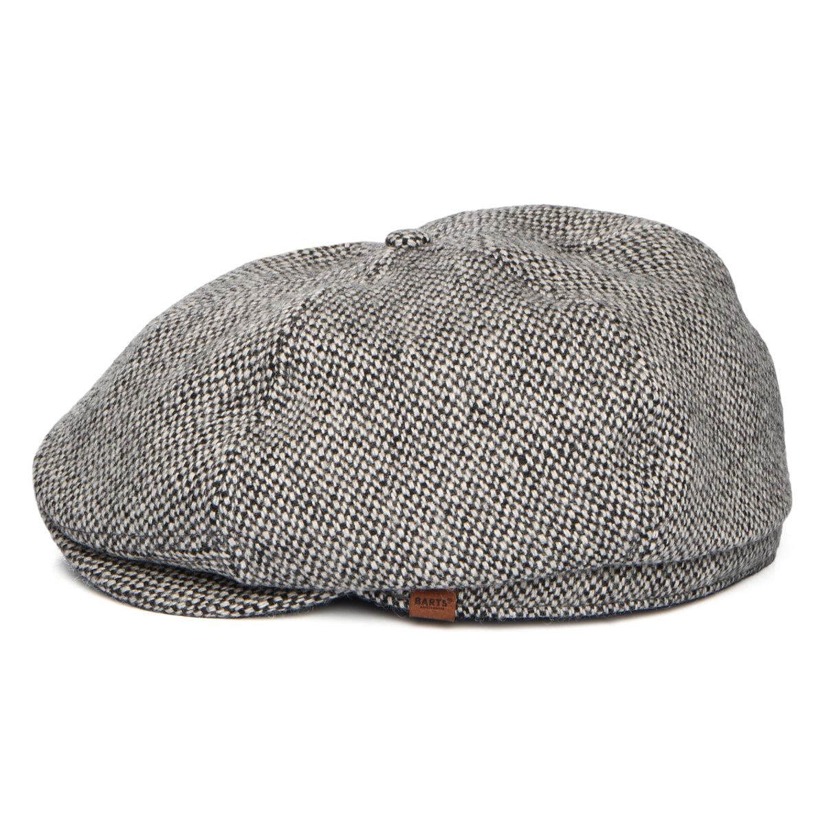 Casquette Gavroche en Laine Mélangée Jamaica gris chiné BARTS