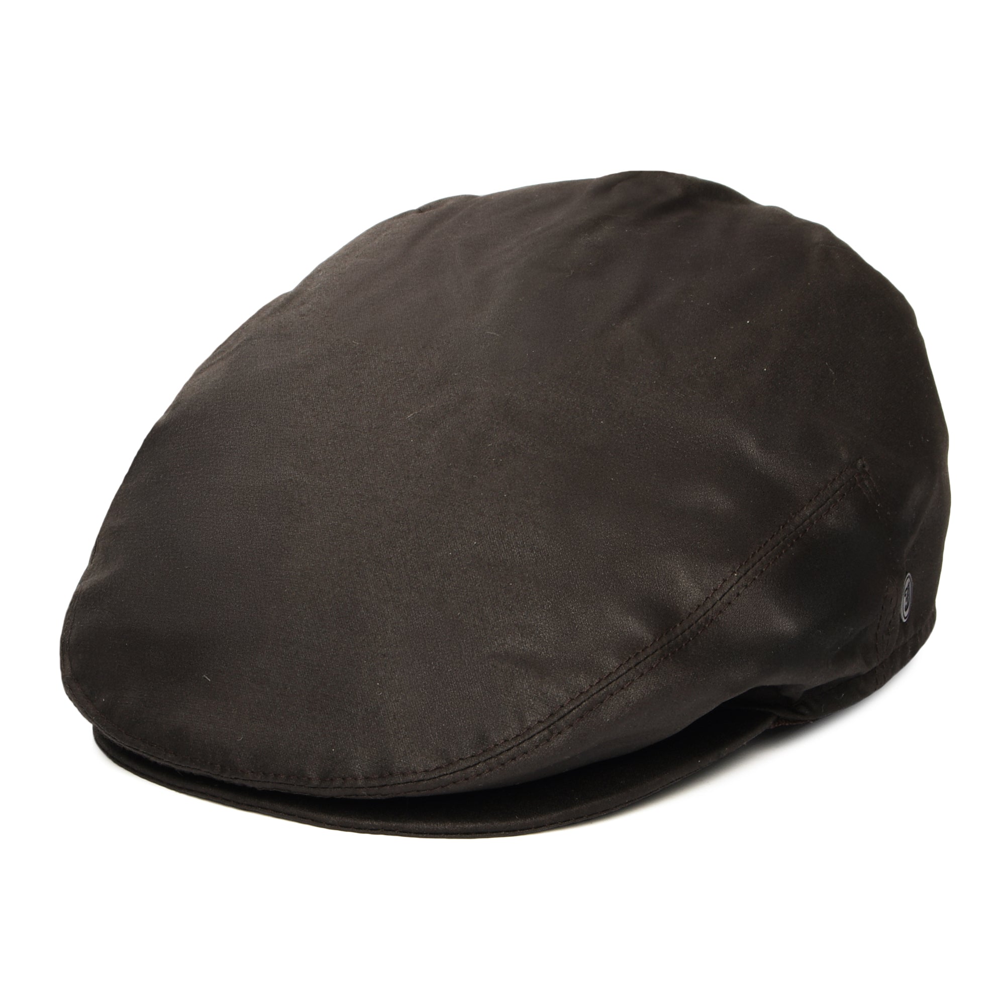 Casquette Gavroche En Toile Cirée Marron - Jaxon & James - Hydrofuge, Doublure Satin Matelassé