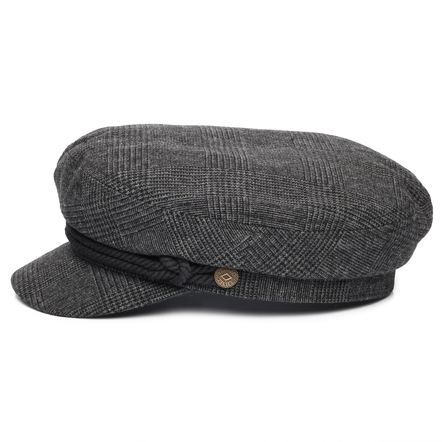 Casquette de Marin Prince-de-Galles gris foncé BRIXTON
