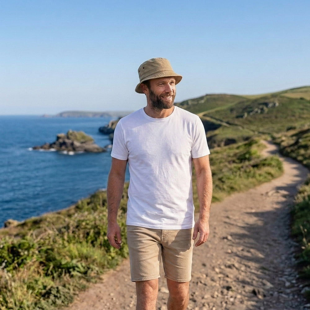 Chapeau Bob en Coton Pliable khaki JAXON & JAMES