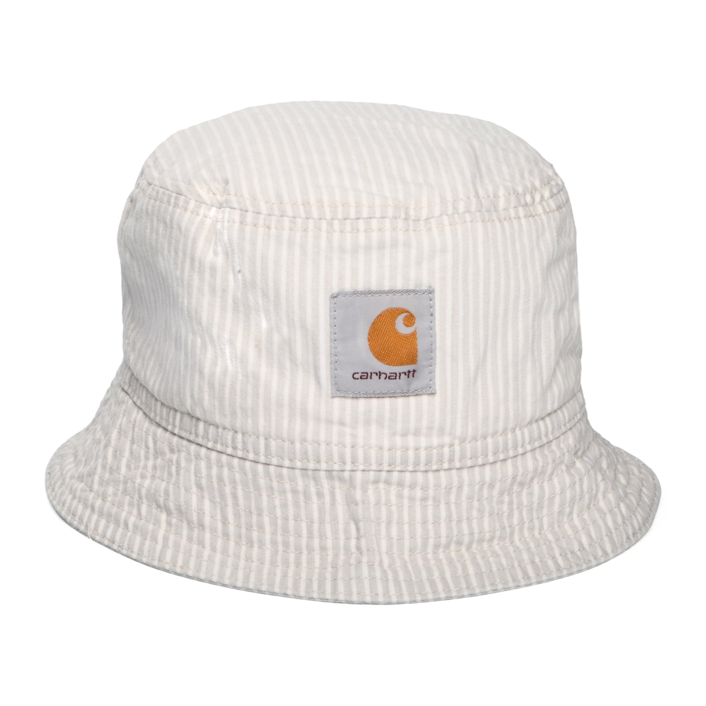Chapeau Bob à Rayures Mercer blanc cassé-gris CARHARTT WIP