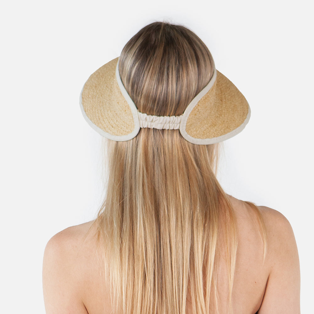 Visière en Paille Tambinou naturel BARTS