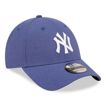 Casquette 9FORTY MLB Linen New York Yankees bleu-blanc NEW ERA