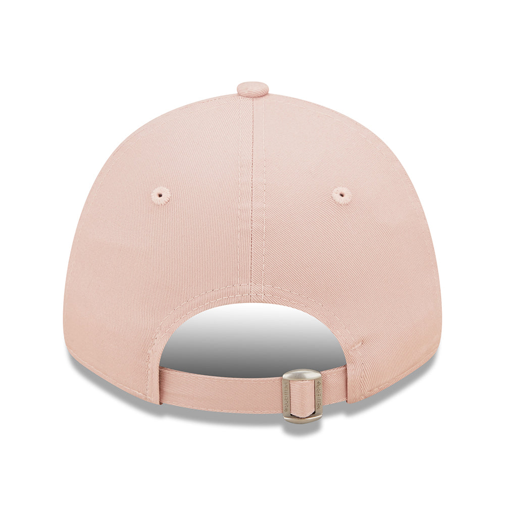 Casquette Femme 9FORTY MLB Metallic Logo New York Yankees rose clair-argenté NEW ERA