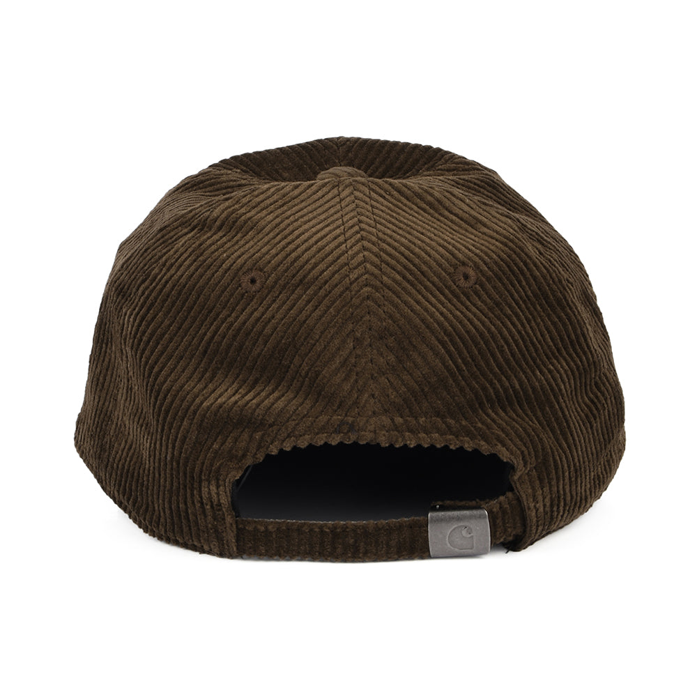 Casquette en Velours Côtelé Harlem marron profond CARHARTT WIP