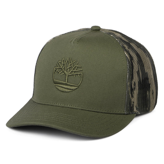 Casquette Trucker Printed Camouflage Mesh olive TIMBERLAND