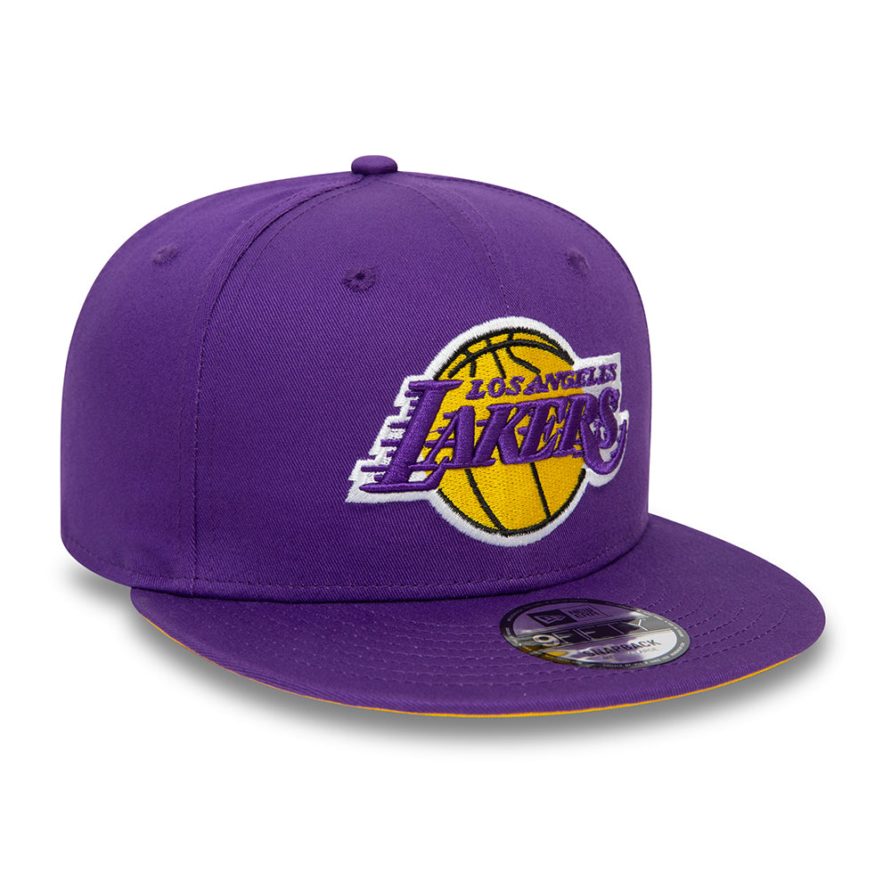 Casquette Snapback 9FIFTY NBA Rear Logo L.A. Lakers violet NEW ERA