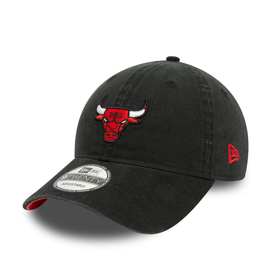 Casquette 9TWENTY NBA Contrast Underbrim Chicago Bulls noir délavé-rouge NEW ERA