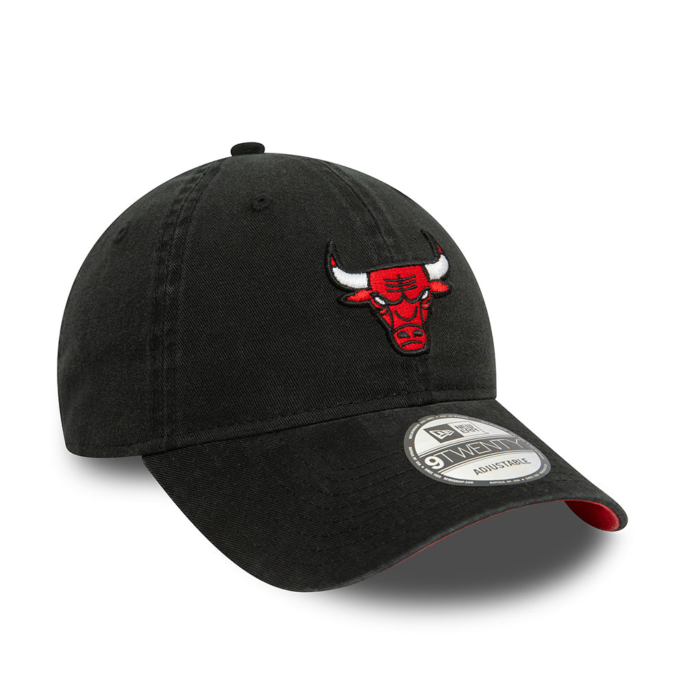 Casquette 9TWENTY NBA Contrast Underbrim Chicago Bulls noir délavé-rouge NEW ERA