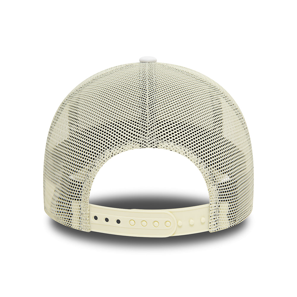 Casquette Trucker A-Frame NE Summer Saint-Tropez blanc-blanc cassé NEW ERA