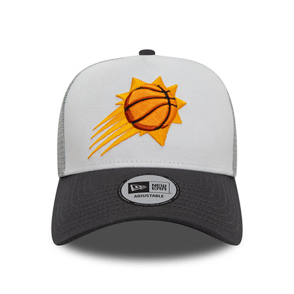Casquette Trucker NBA Rear Arch A-Frame Phoenix Suns gris-graphite NEW ERA