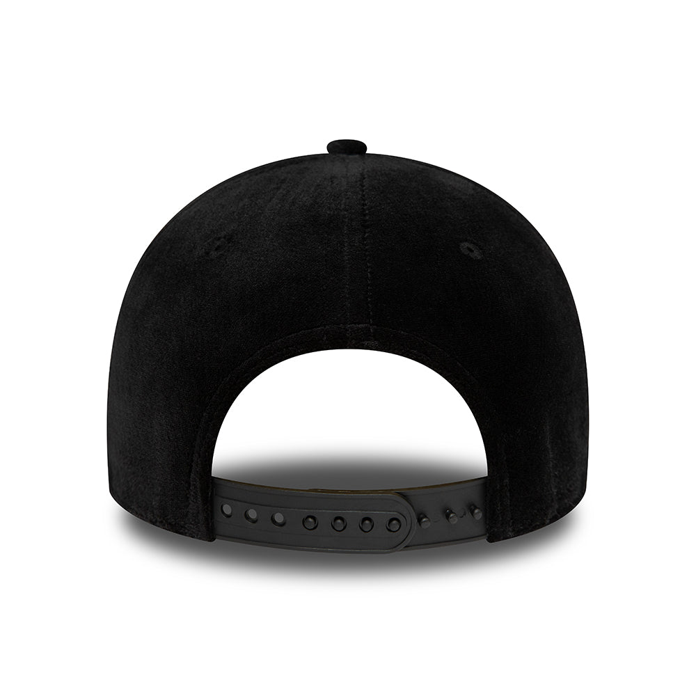 Casquette Snapback Femme 9FORTY MLB Velour New York Yankees noir NEW ERA