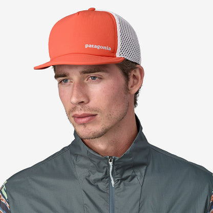Casquette Trucker Recyclée Duckbill Shorty rouge piment-blanc PATAGONIA