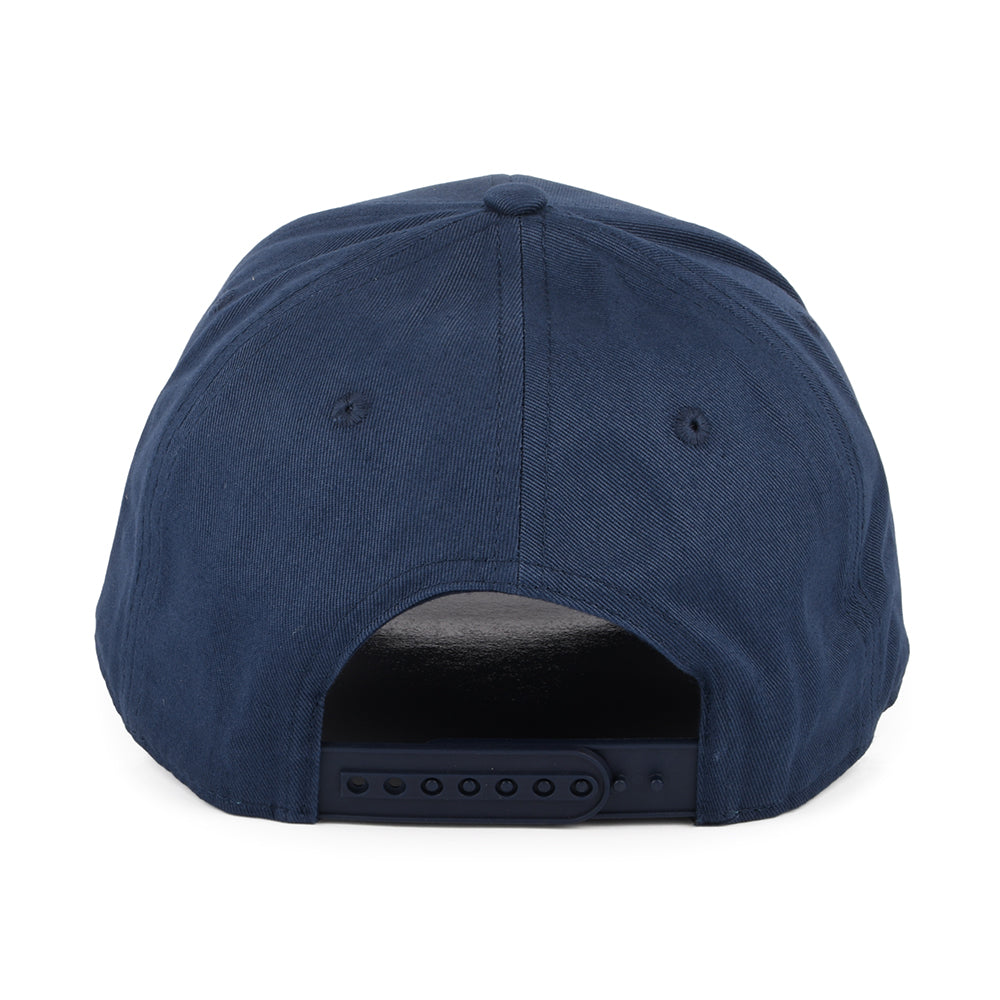 Casquette Snapback Structurée en Coton Sergé bleu marine NEW BALANCE