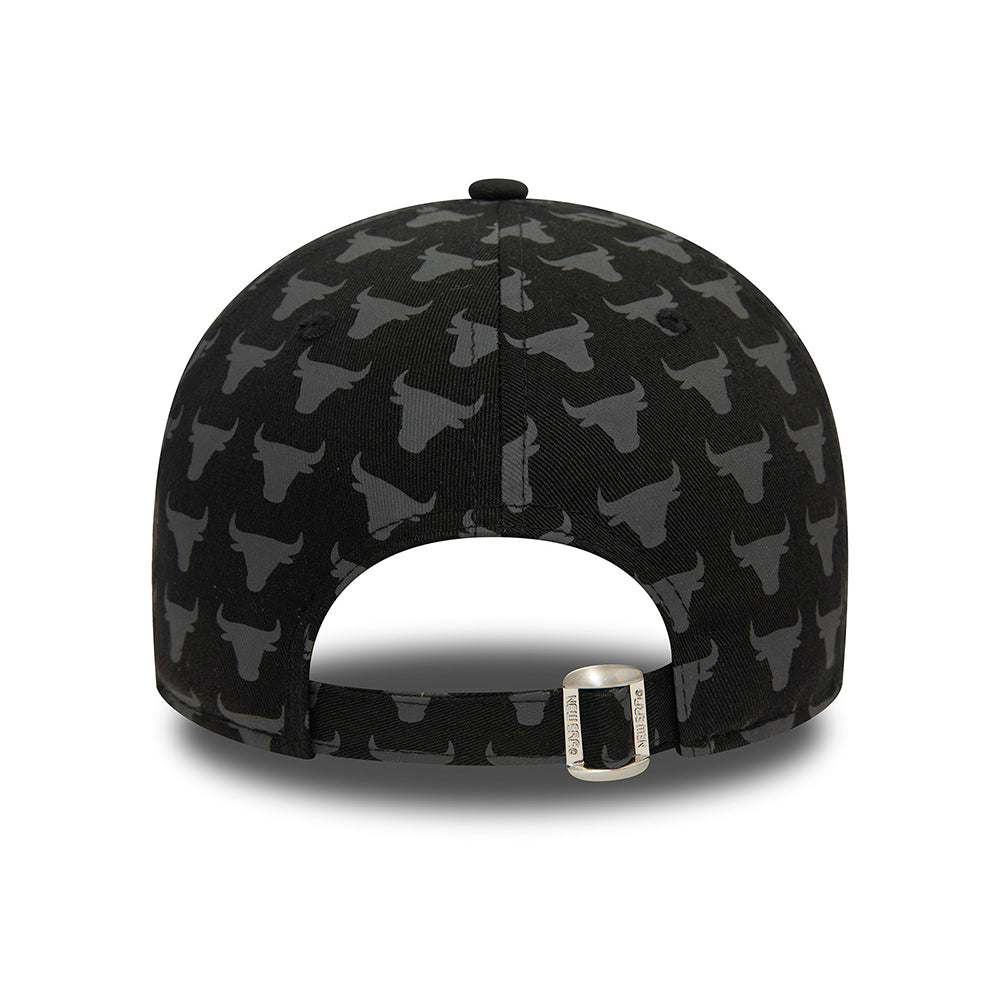 Casquette 9FORTY NBA Monogram Chicago Bulls noir NEW ERA