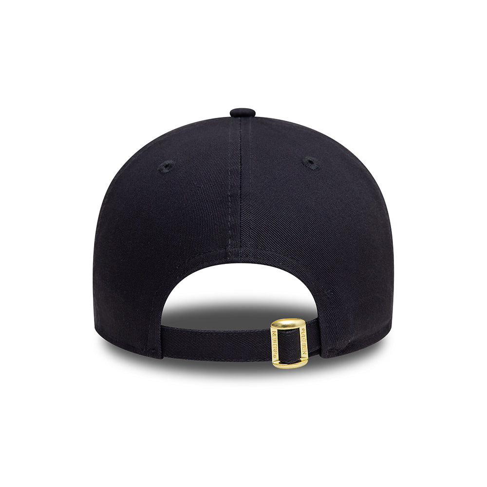 Casquette 9FORTY MLB Metallic New York Yankees bleu marine-or NEW ERA