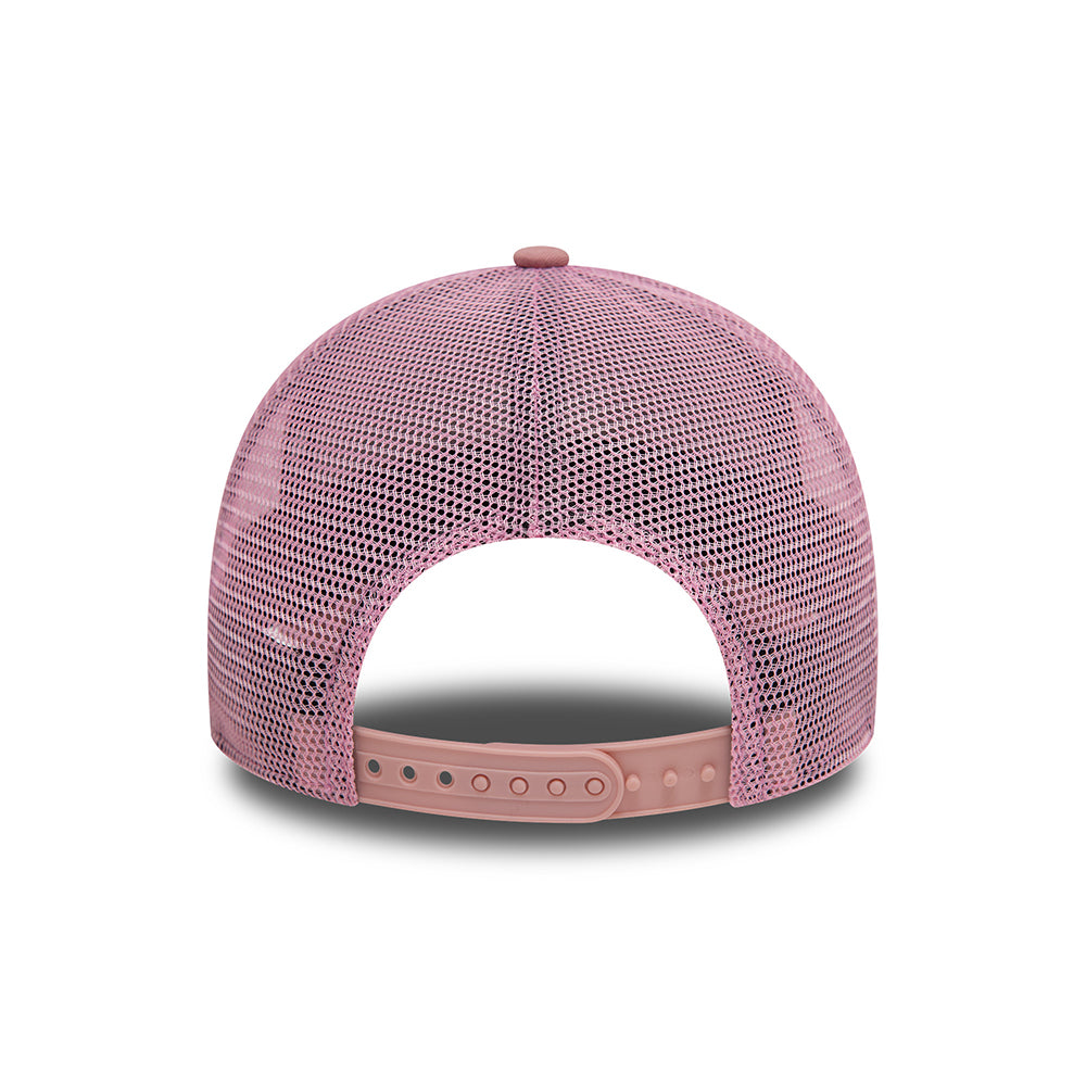 Casquette Trucker MLB League Essential A-Frame New York Yankees rose foncé-blanc NEW ERA