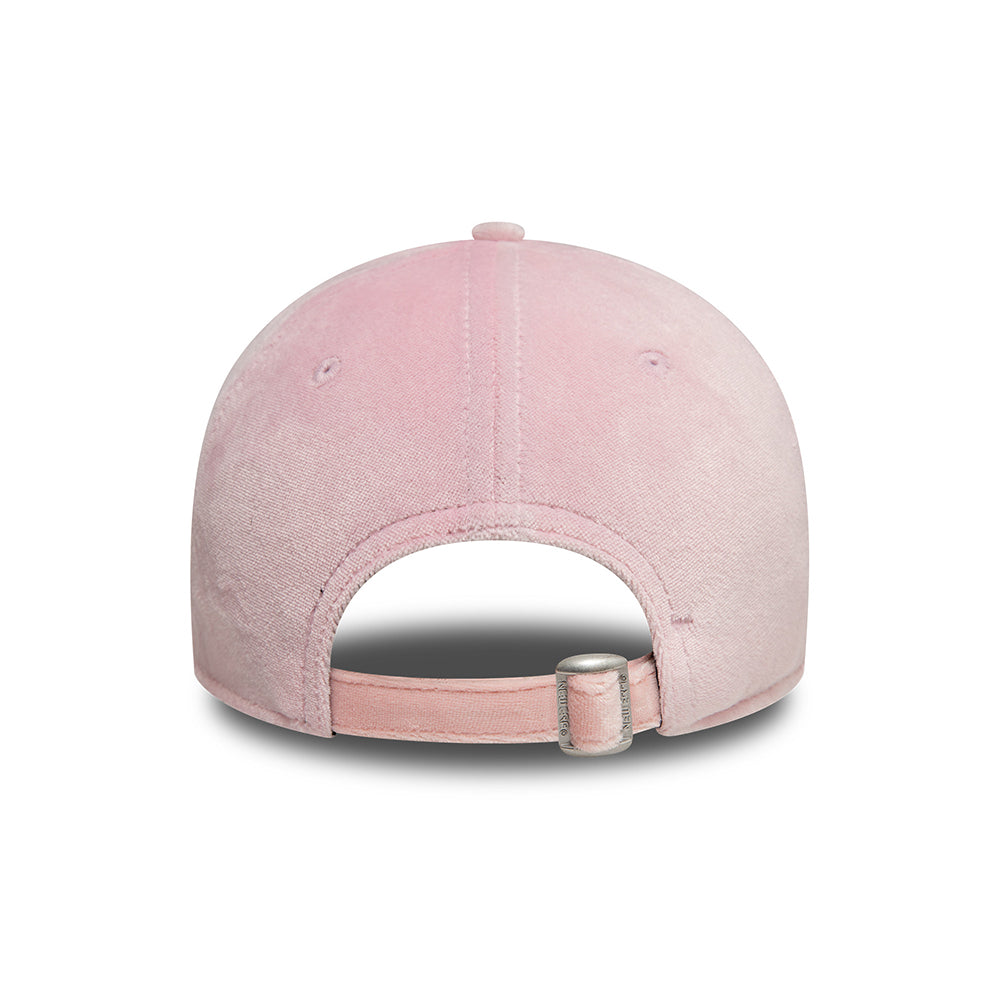 Casquette Femme 9FORTY MLB Diamante Velour New York Yankees rose NEW ERA