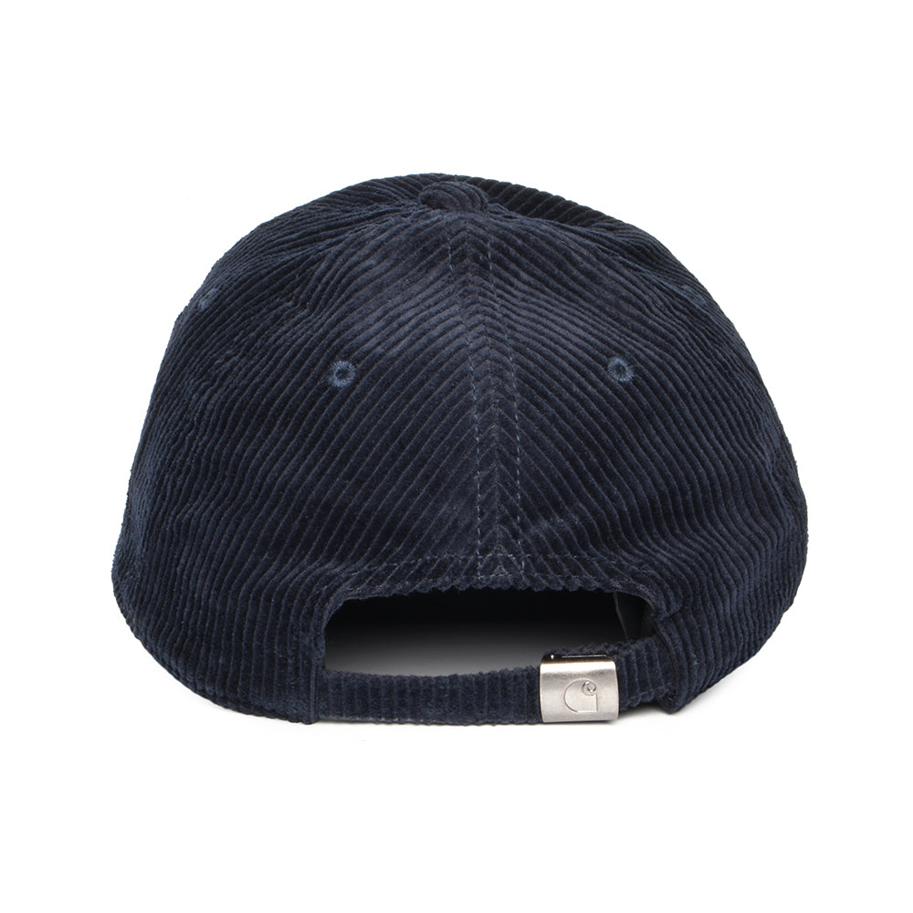 Casquette en Velours Côtelé Large Harlem bleu marine foncé CARHARTT WIP