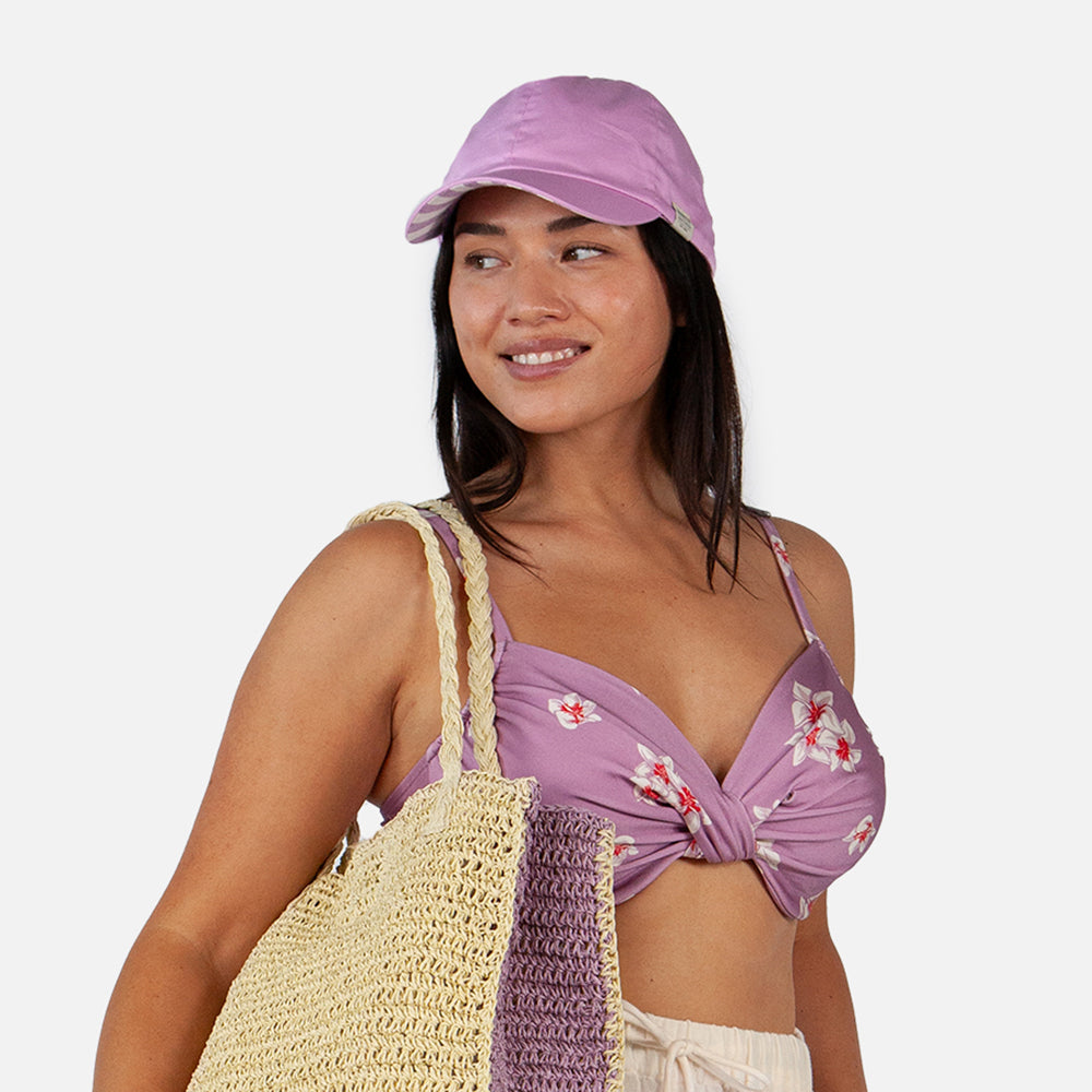 Casquette de Soleil en Coton Wupper mauve BARTS