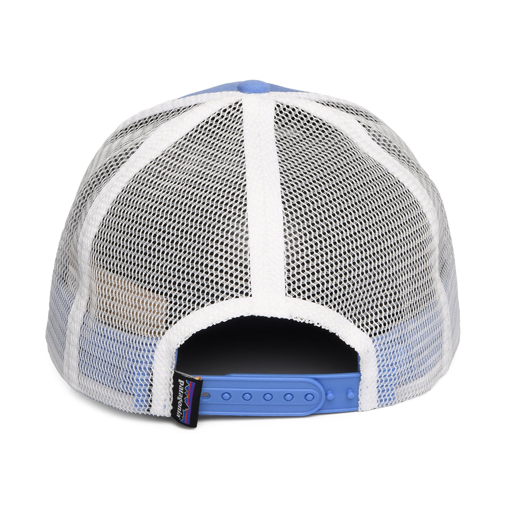 Casquette Trucker en Coton Bio LoPro P-6 Logo océan-blanc PATAGONIA