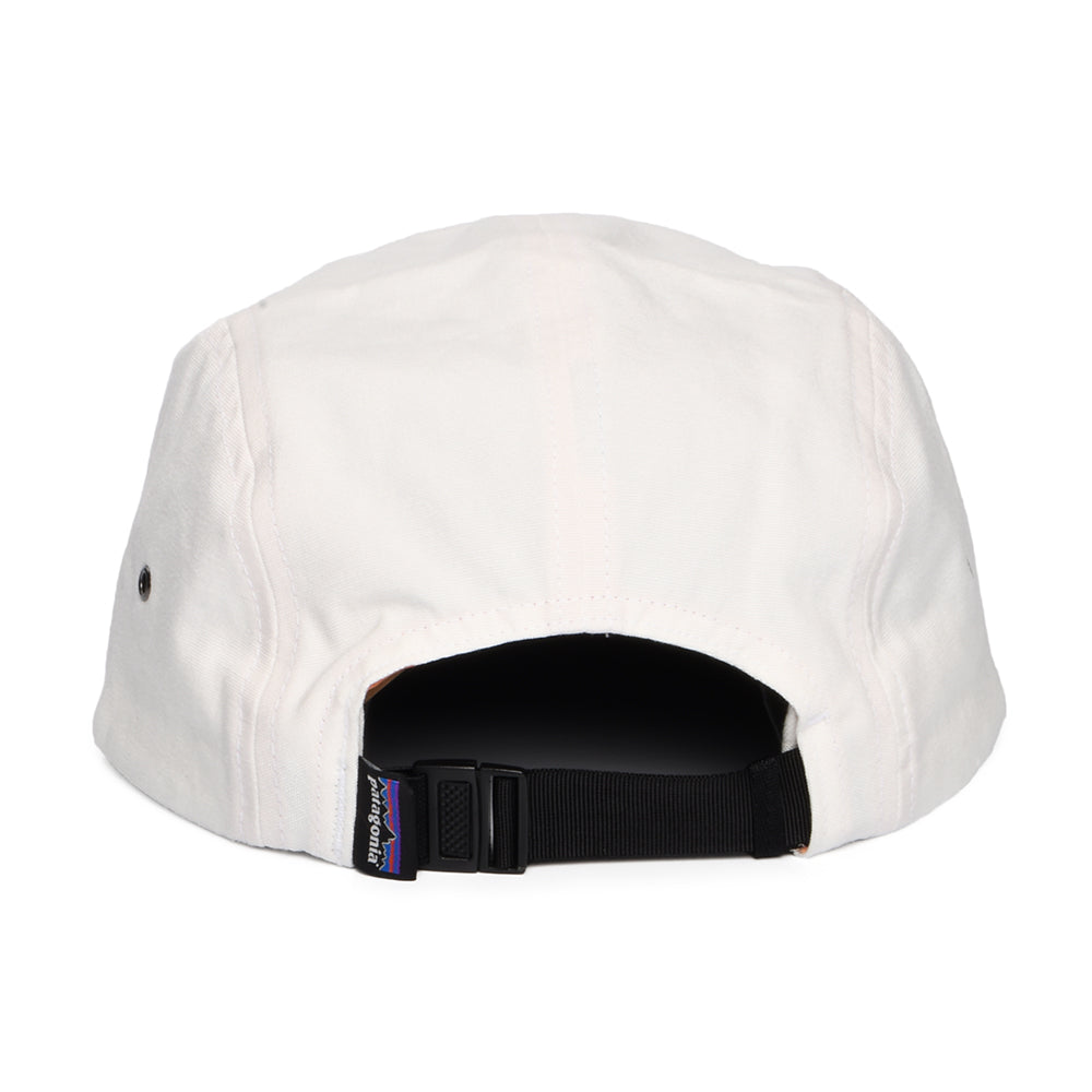 Casquette 5 Panel en Coton Bio Maclure crème-rouille PATAGONIA