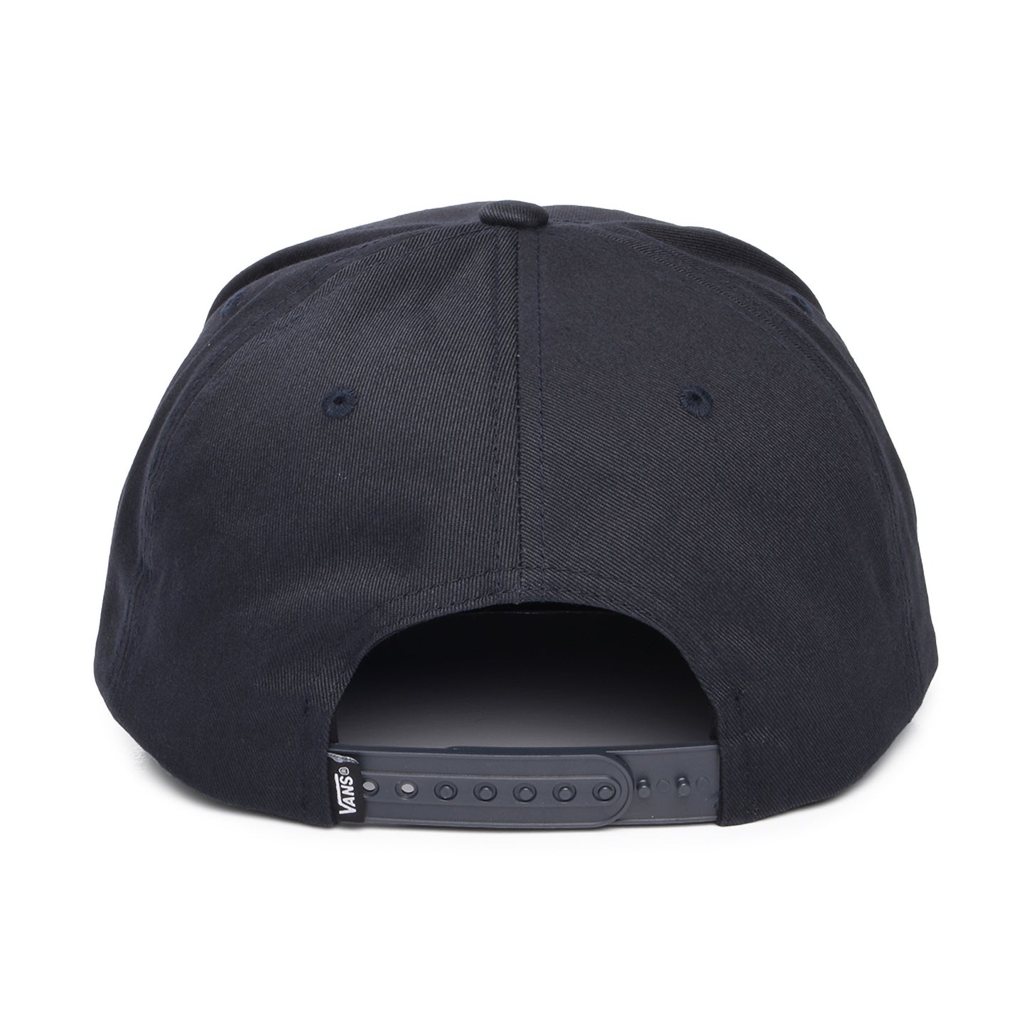 Casquette Snapback à Visière Incurvée Drop V Logo bleu nuit-blanc VANS