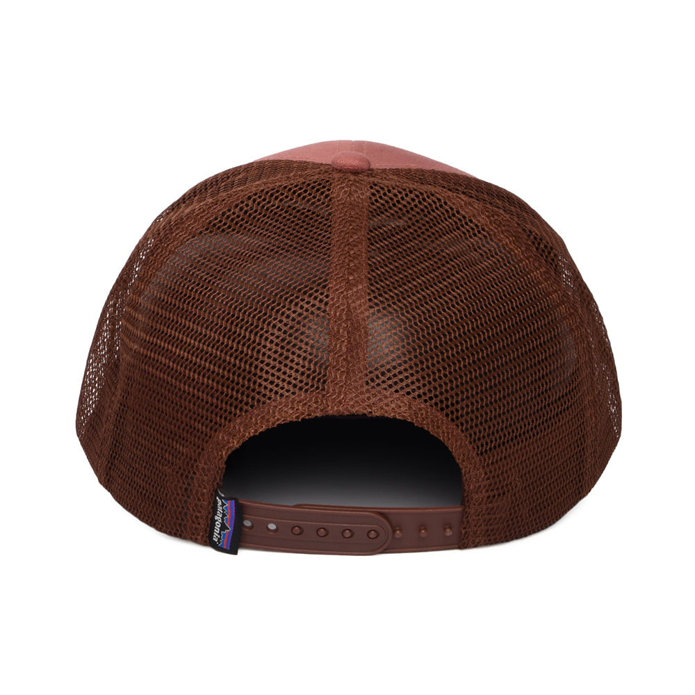 Casquette Trucker en Coton Bio P-6 Logo argile PATAGONIA