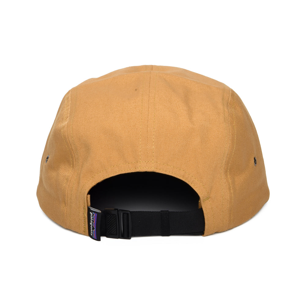 Casquette 5 Panel en Coton Bio Shop Sticker Graphic Maclure beige sable-beige PATAGONIA