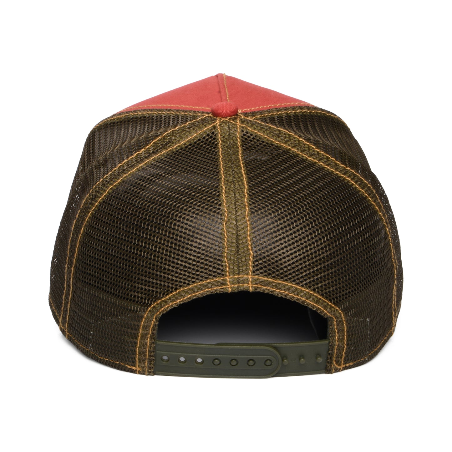 Casquette Trucker Crâne rouge-marron STETSON
