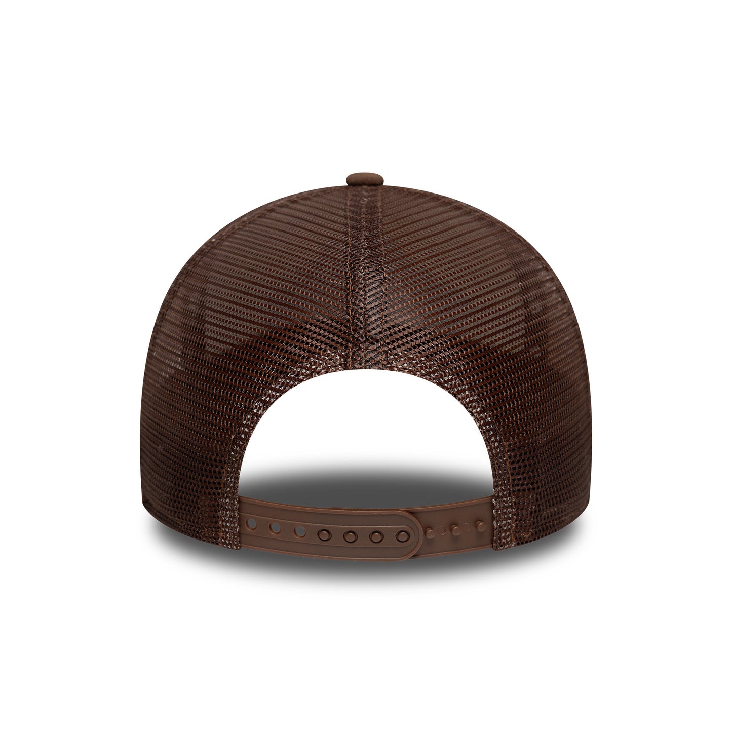 Casquette Trucker A-Frame 9FORTY M-Crown NE Graphic crème-chocolat NEW ERA