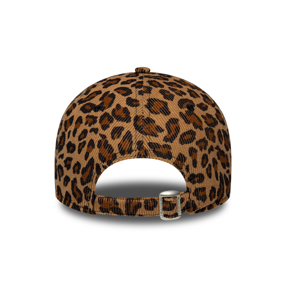 Casquette Femme 9FORTY MLB Leopard Cord New York Yankees camel-noir NEW ERA