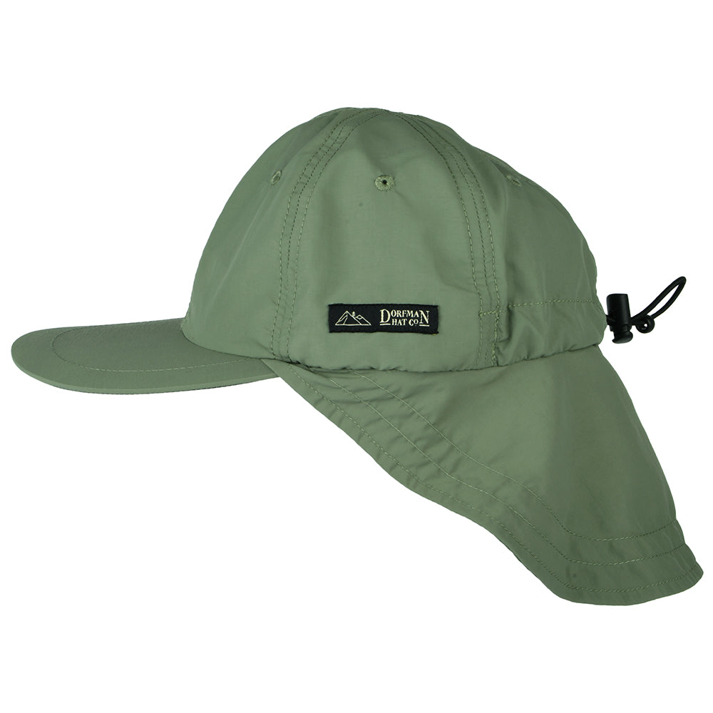 Casquette Saharienne Supplex olive clair DORFMAN PACIFIC