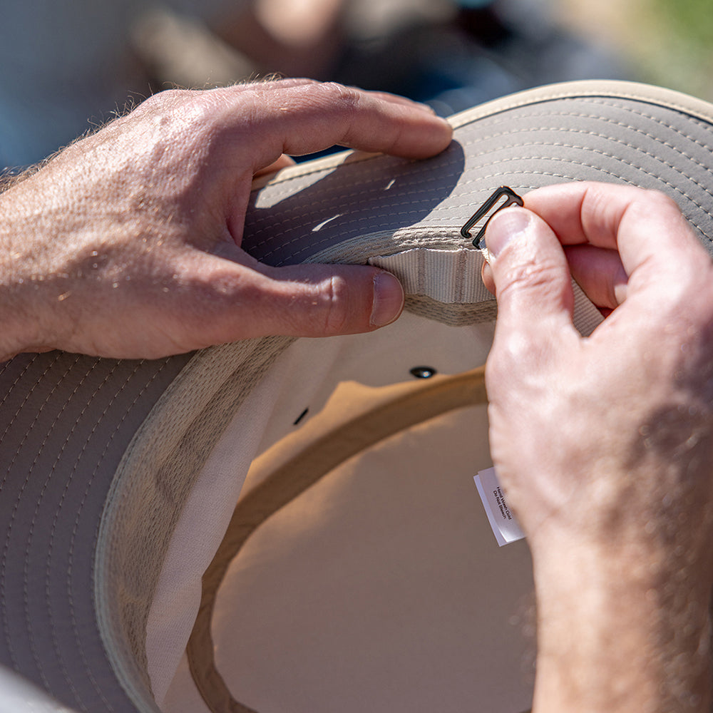Chapeau Été Recyclé Hydrofuge Passport marron clair SUNDAY AFTERNOONS