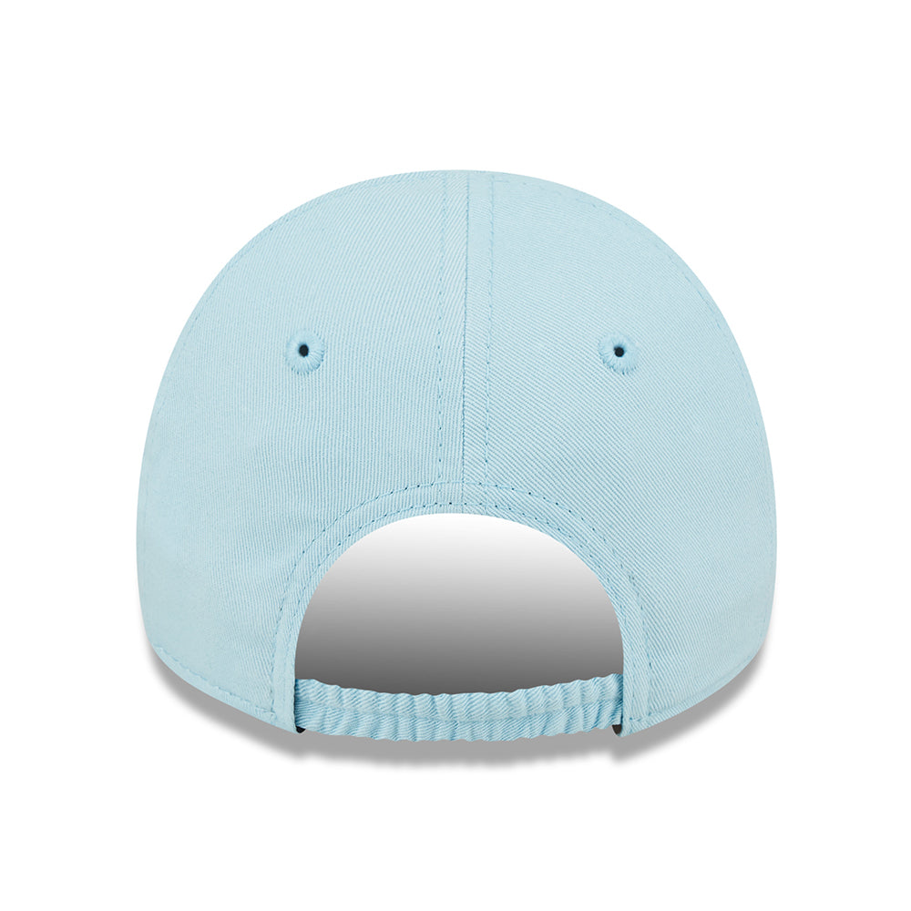 Casquette Bébé 9FORTY MLB League Essential New York Yankees bleu clair-blanc NEW ERA