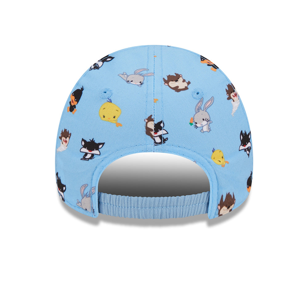 Casquette Bébé 9FORTY Looney Tunes AOP Multi Personnages bleu ciel NEW ERA